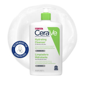 CeraVe Gel Limpiador Hidratante, Para Piel Normal a Seca, Limpia e Hidrata, Equilibrio de la Piel, Enriquecido Con Ceramidas Esenciales y Ácido Hialurónico, Apto para Rostro y Cuerpo, 473ml