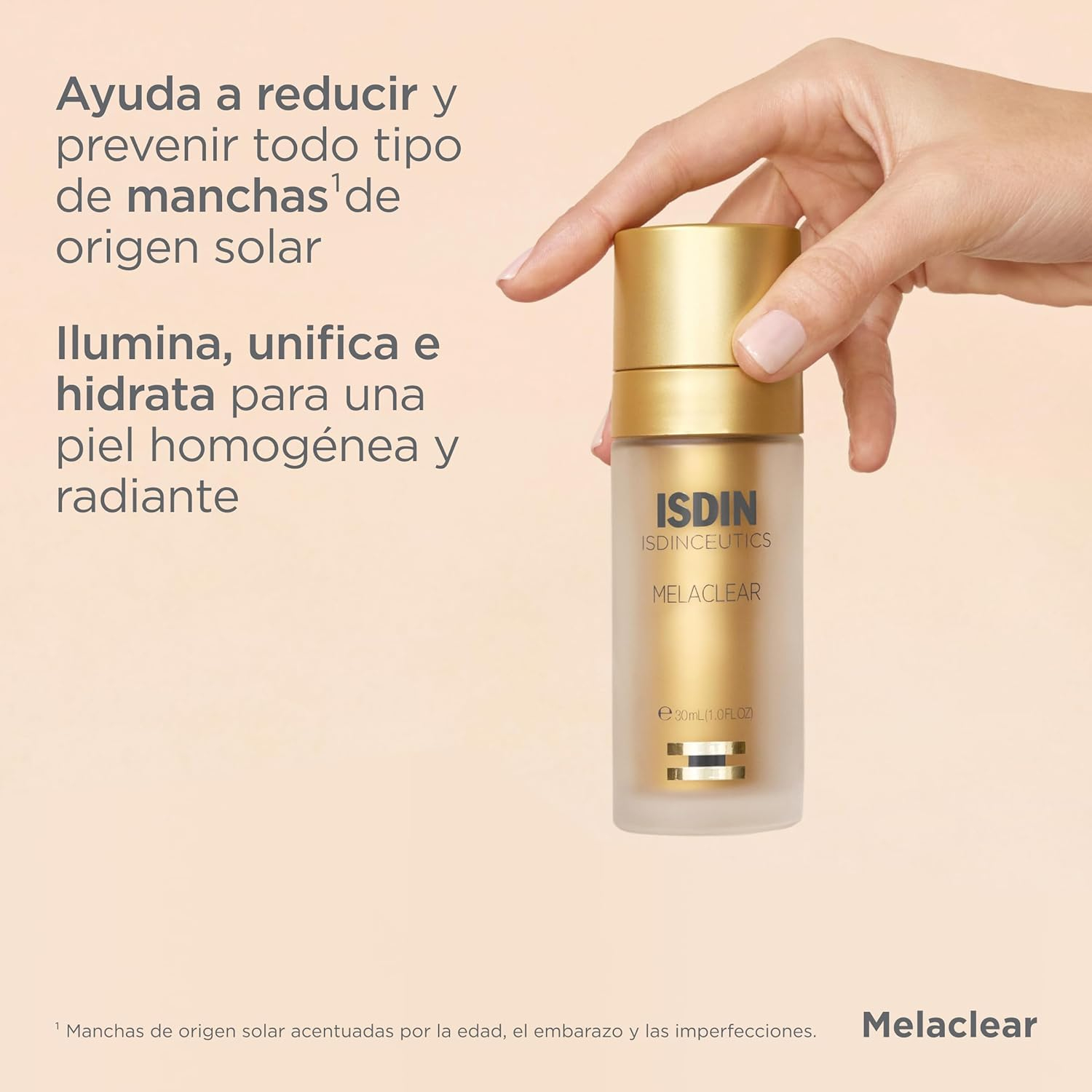 ISIDN Isdinceutics Melaclear Sérum Antimanchas con Ácido Tranexámico y Niacinamida, Reduce las Manchas de la Piel Rápidamente, 1,8% 30 ml - Imagen 4