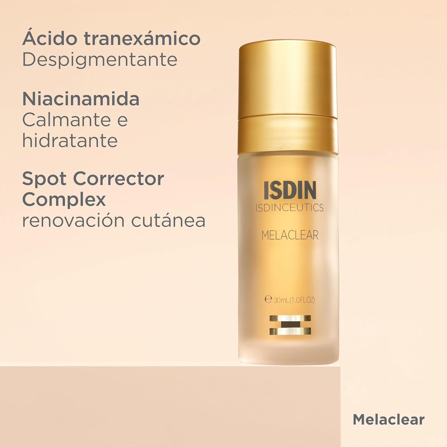 ISIDN Isdinceutics Melaclear Sérum Antimanchas con Ácido Tranexámico y Niacinamida, Reduce las Manchas de la Piel Rápidamente, 1,8% 30 ml - Imagen 8