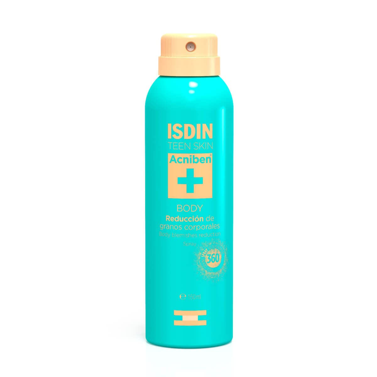 ISDIN Spray Corporal Granos Acniben Body, Sin fragancia, Blanco