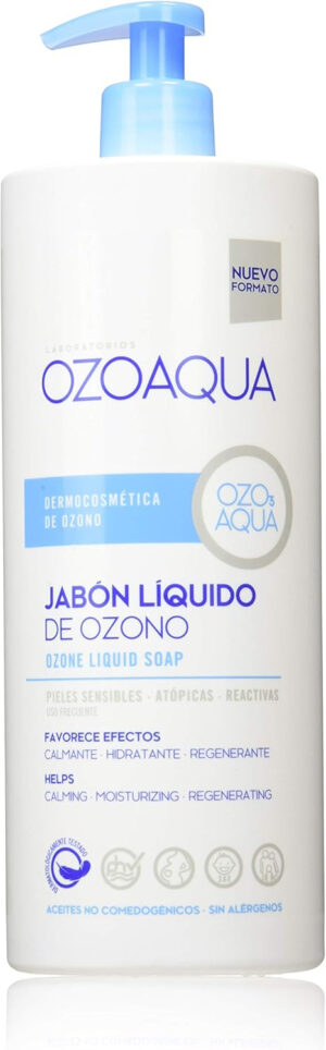 Ozoaqua Jabón Liquido De Ozono, 1000Ml, Pack de 1